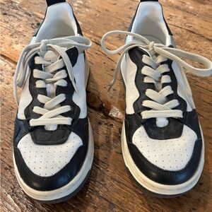 Steve Madden Black and White Women's Sneakers